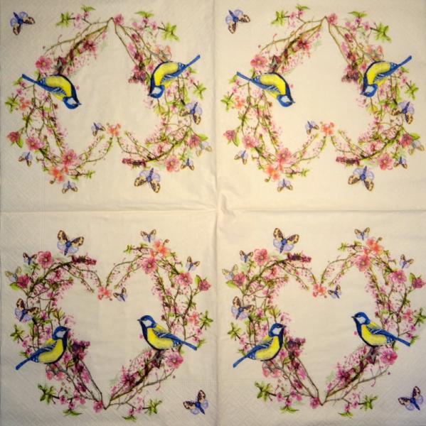 035 Vögel - 3-ply - Ihr